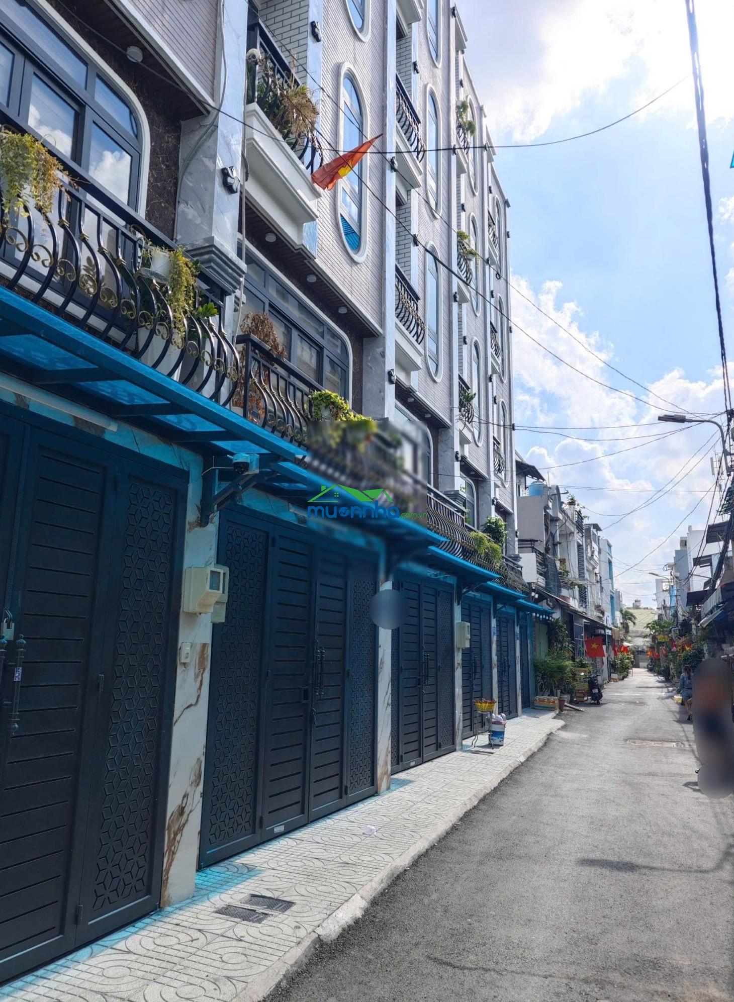 Nhà đẹp, 6 tầng, thang máy, hẻm 7m thông, ngay emart phan huy ích. - 4
