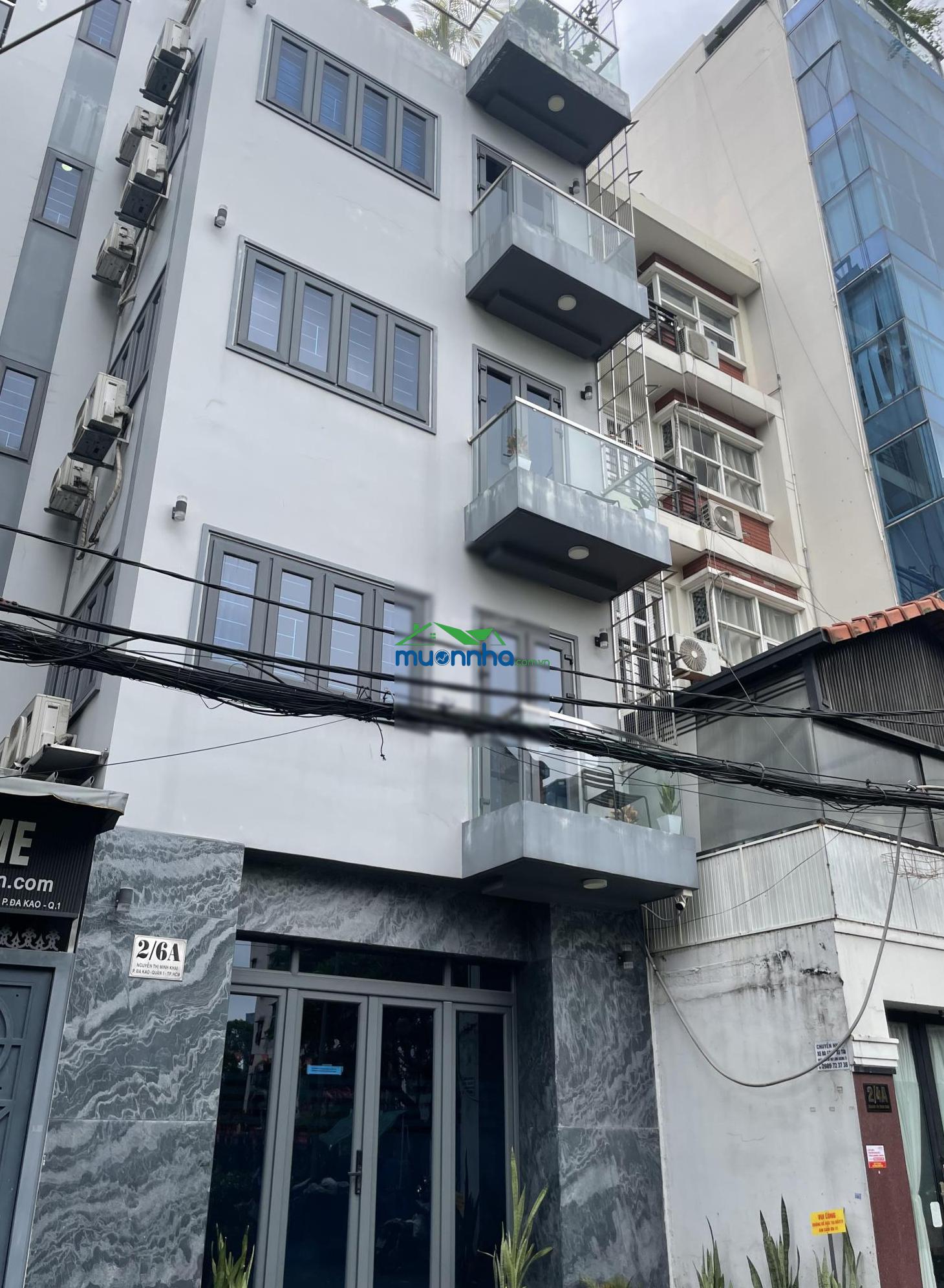 Chdv cao cấp hxh số 2 nguyễn thị minh khai q1 hđ 57tr/tháng dt 5,65 x 13.65m 5 tầng giá chỉ 20,5 tỷ - 2