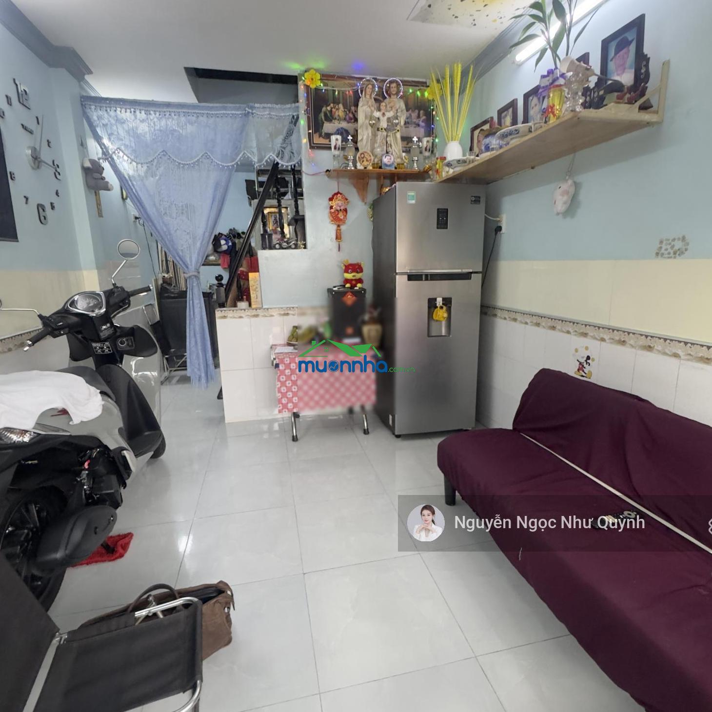 Nhà 3 tầng mặt tiền hẻm xe 3 gác, hẻm thông nguyễn hữu thọ q.4 - tân hưng quận 7, chỉ 2 tỷ xíu