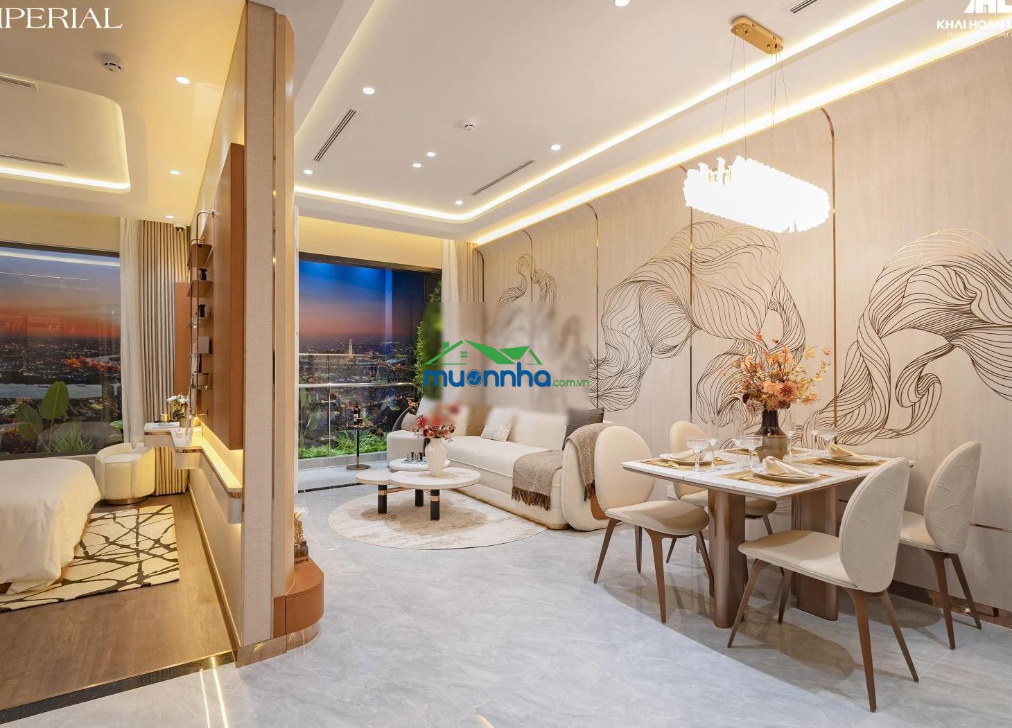 Bán căn hộ chung cư khải hoàn imperial, view đẹp, 49,9 nghìn / m2, 69 m2 tại quốc lộ 13, bình dương