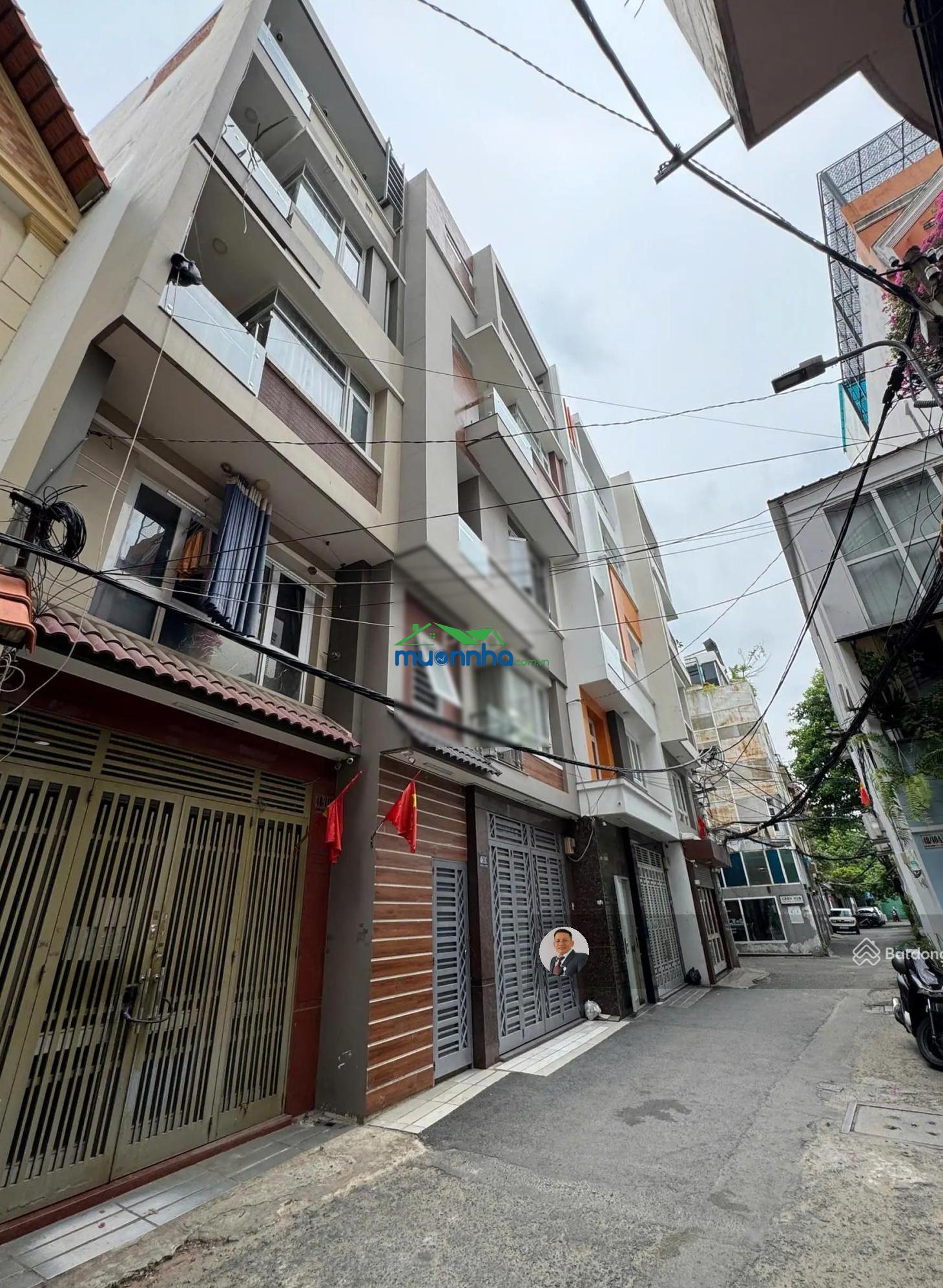 Bán nhà chính chủ! hxh hồ biểu chánh phú nhuận: dt: 3.8x15m (nở hậu 4.15), 5 tầng, giá 15,9 tỷ tl