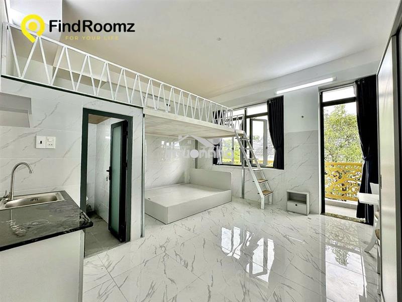 Căn hộ full nội thất - ban công - rộng 40m2 ngay huflit - tô ký -cvpm