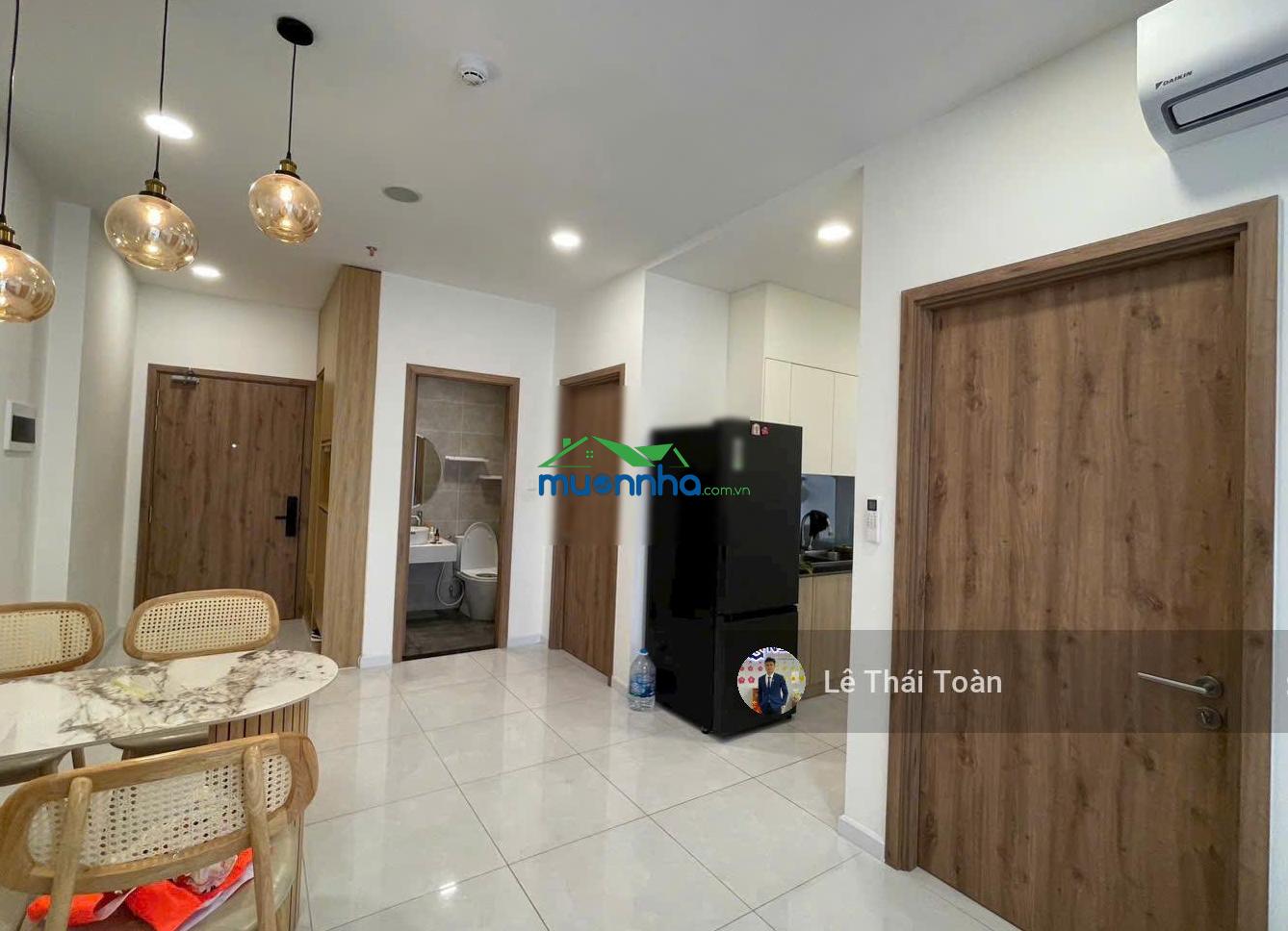 Cho thuê 2pn 2wc full nội thất như hình giá 8 triệu chỉ cần xách vali vào ở the maison thủ dầu một
