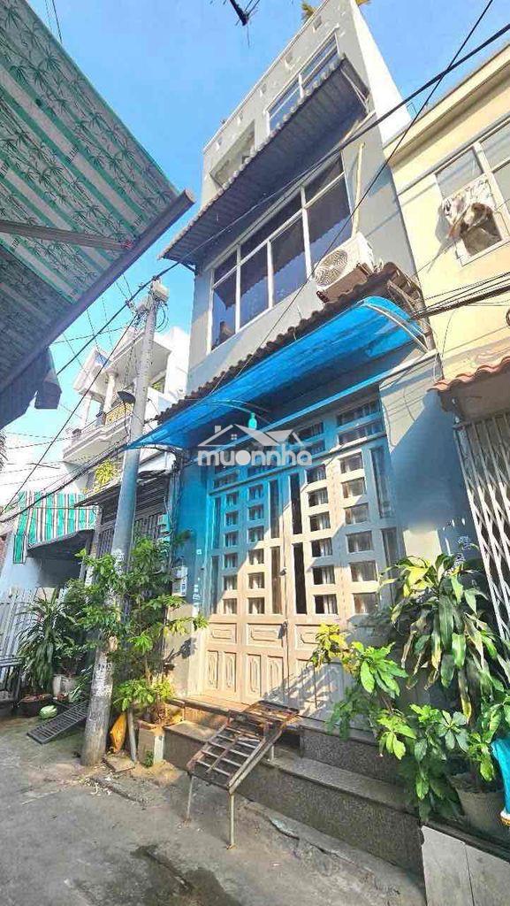 Nhà ngộp 4x7m 2lầu st (2pn 2wc) hẻm 5m thông. 1/ đs19a - ấp chiến lược