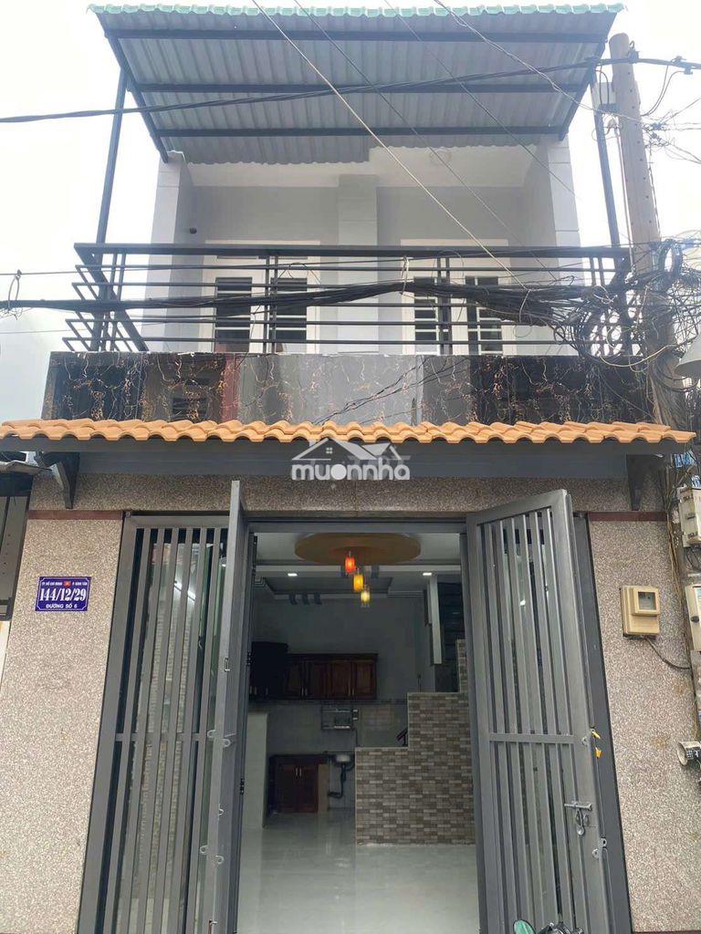 Nhà bán rẻ quá, dt 4×8 đúc 1 lầu,1/ kênh mương lệ, bình tân