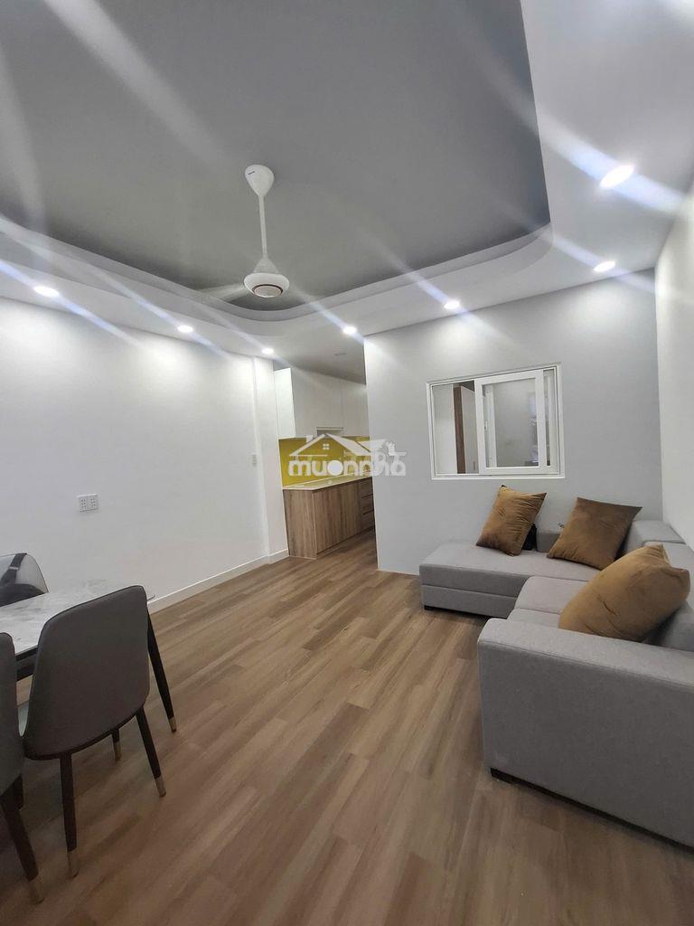 Chung cư 2h đinh bộ lĩnh. dt: 55m2. 2pn, 2wc, full nội thất. lầu 1