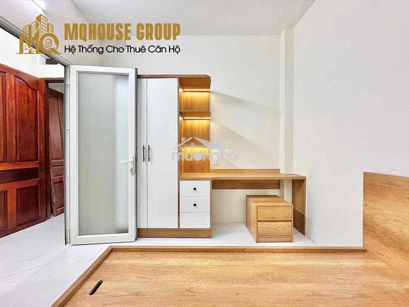 Căn hộ 1 phòng ngủ, 1 phòng khách, ban công 40m2 full nt giá  7tr8