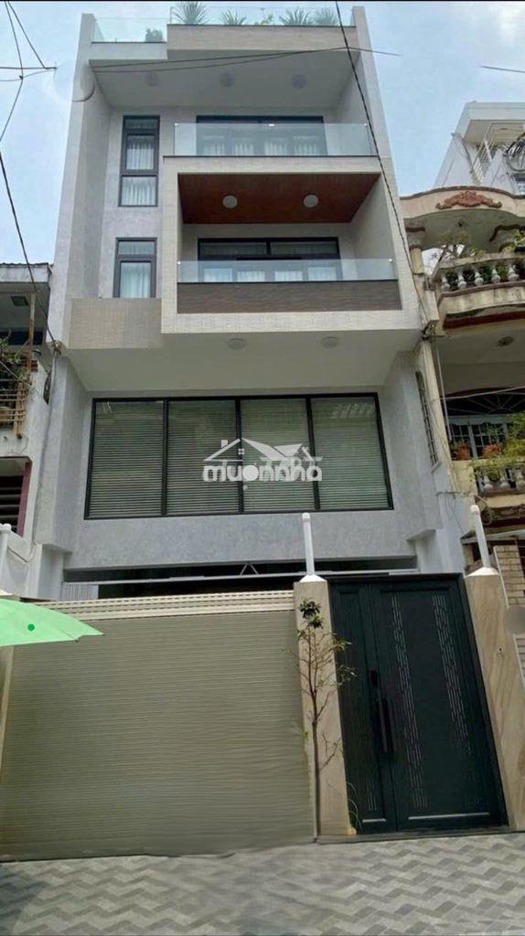 👉 Nhà mới hxh thăng long_7x15m_trệt 3 lầu, đang trống.
