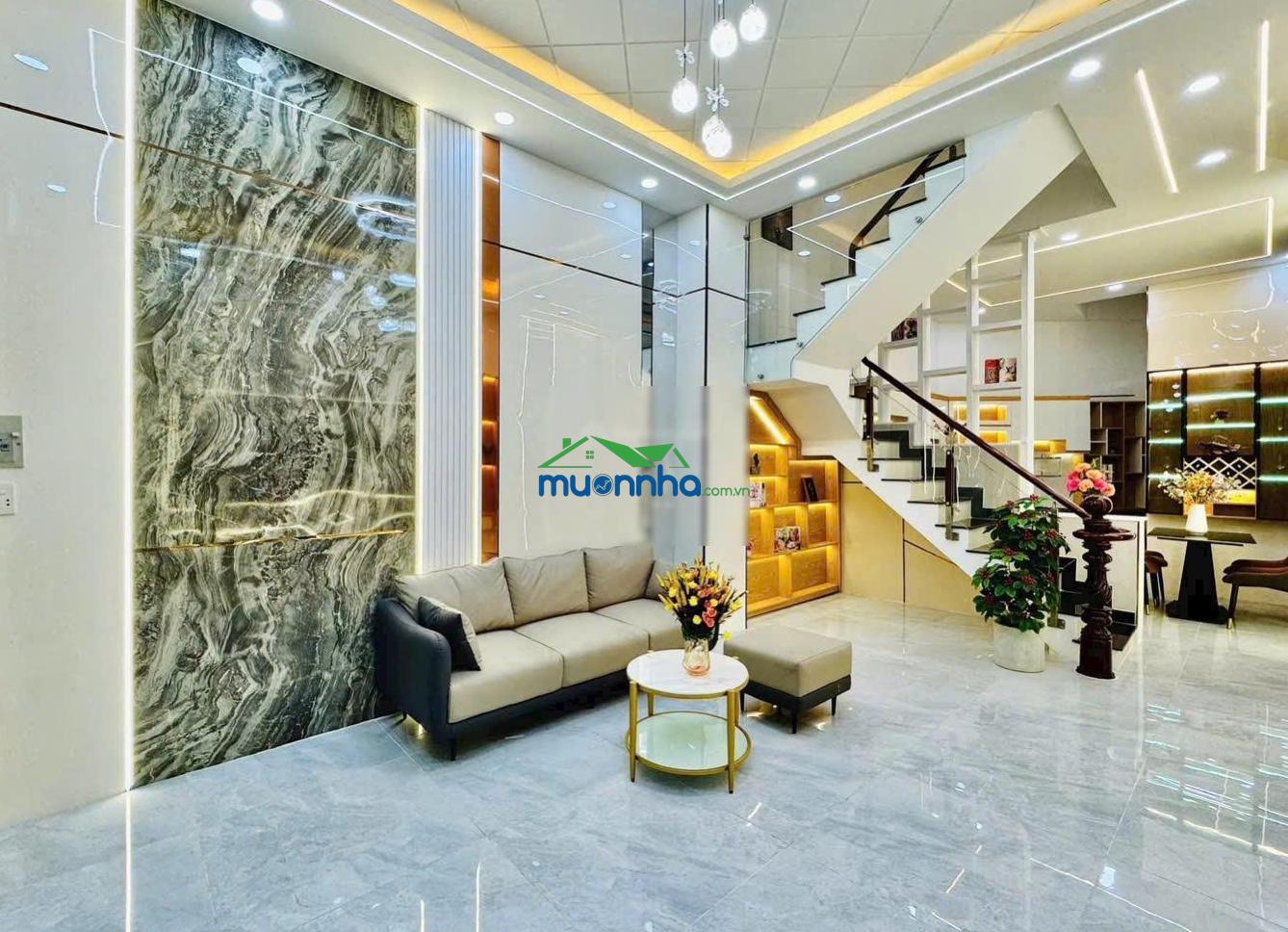 Chủ bán hơn 2 tỷ xíu. nhà hẻm xe hơi lê trực gần ung bướu. có nhà 48,2m2 xây 3 tầng 4pn, sổ sẵn - 2