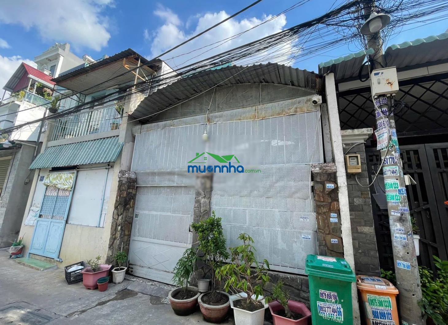 Nhà 1 xoẹt ngắn giác đạo, 4.27m x 18.5m