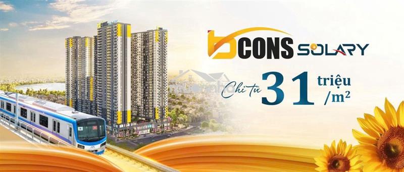 Căn hộ bcons solary chỉ từ 31 tr/m2