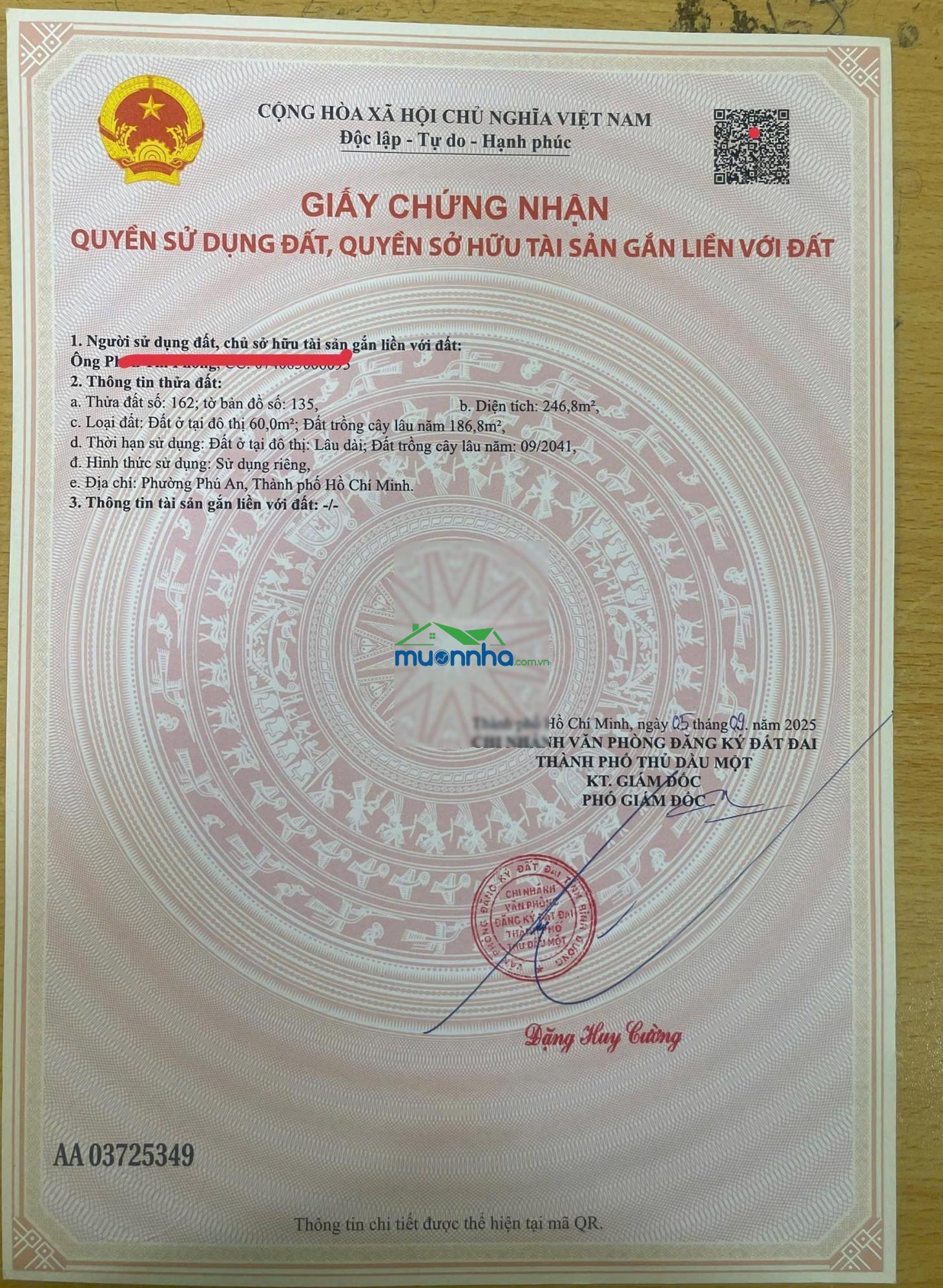 Hàng hiếm rẻ mt ql13 gần chợ bưng cầu, 5x50m tc 60m2 giá có 20tr/m2, tặng nhà c4 còn sử dụng tốt