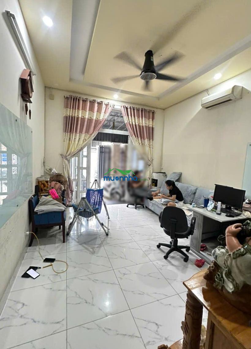 Nhà trệt lầu tum 68m2 chính chủ đang ở sau lưng chợ đầu mối thủ đức đường ngô chí quốc - 2
