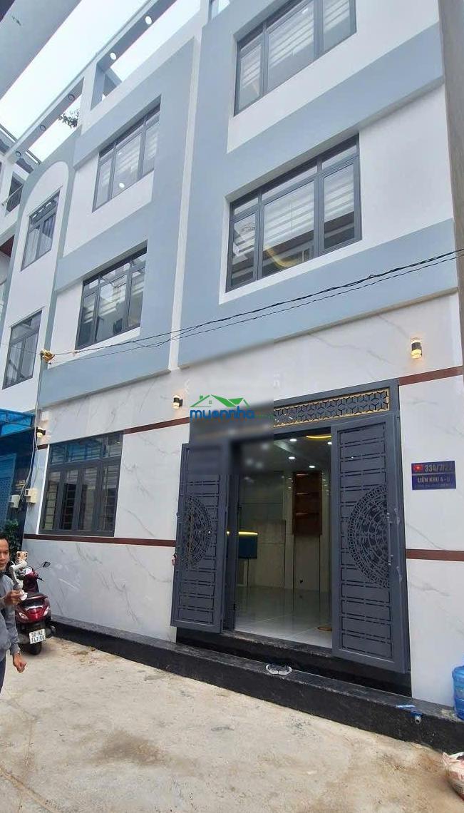Bán nhà 1 trệt 2 lầu sân thượng, tum, hẻm 334 liên khu 4-5, bình hưng hòa b, bình tân, dt: 54.4m2 - 3