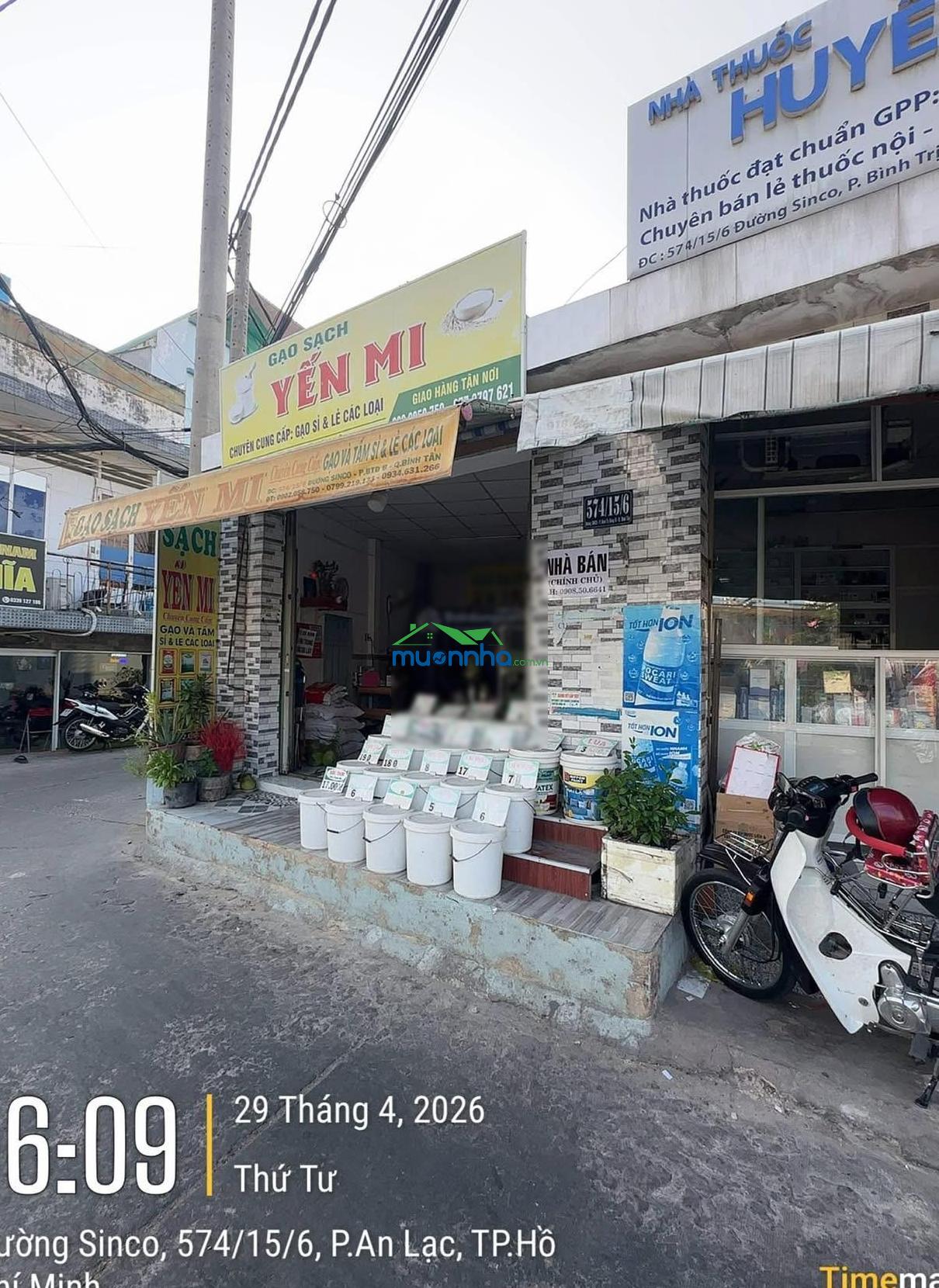 Nhà cấp 4 góc 2 mtkd hẻm 574/ đường sinco gần aeon bình tân, 7.5x10m, 5.9 tỷ, lh: 0935 721 *** hữu - 3