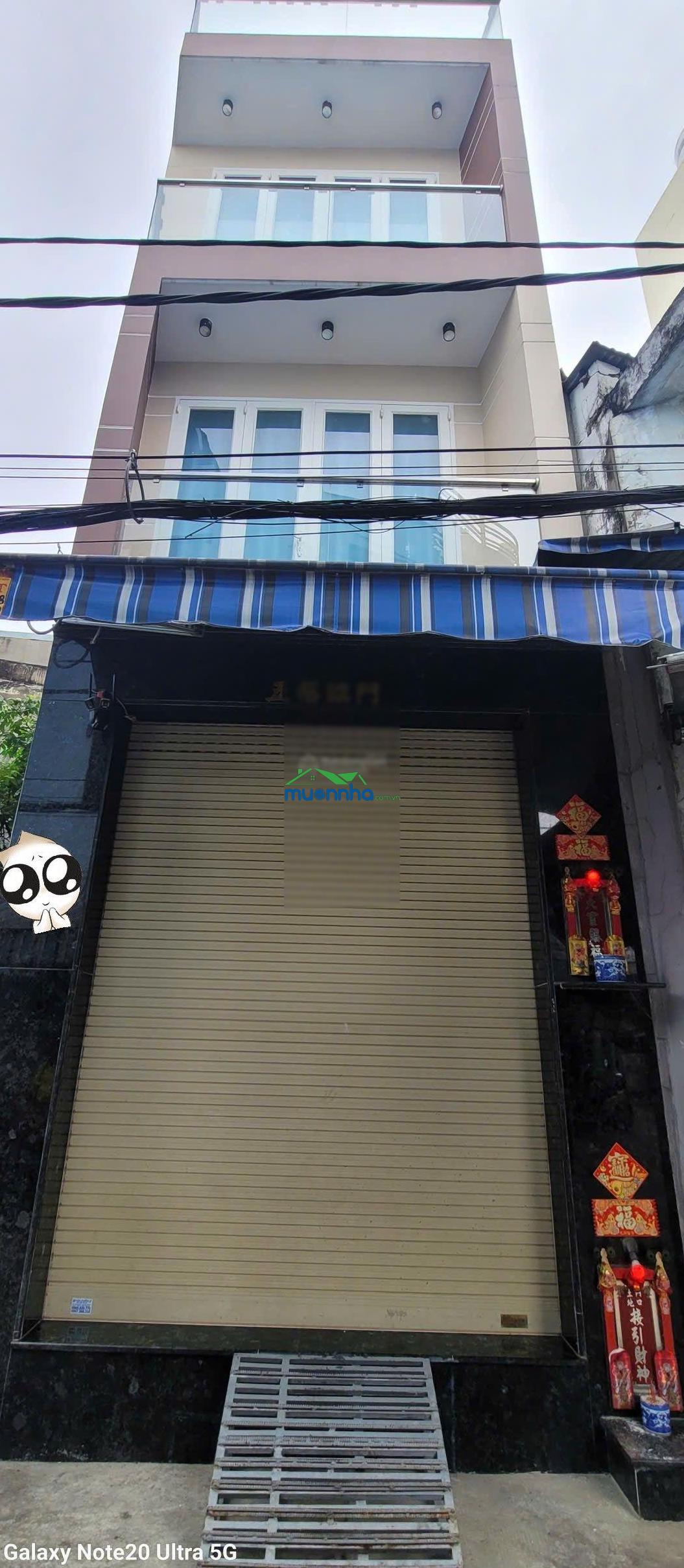 Quận 6 hxh 5m thẳng 1 trục 4 tầng btct - chỉ 5.28 tỷ - 2