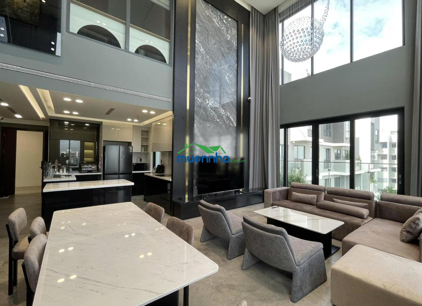 Cho thuê penthouse one verandah, bát nàn, 105 triệu, 215m2, 3pn, 3wc, giá ưu đãi - 2