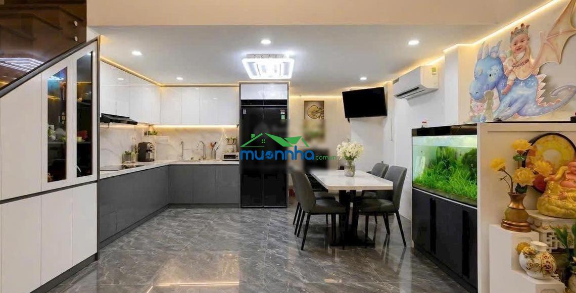 Nhà đẹp hxh vip 3 lầu sân thượng hẻm nhựa 10m thoại ngọc hầu 4mx18m chỉ 10 tỷ - 2