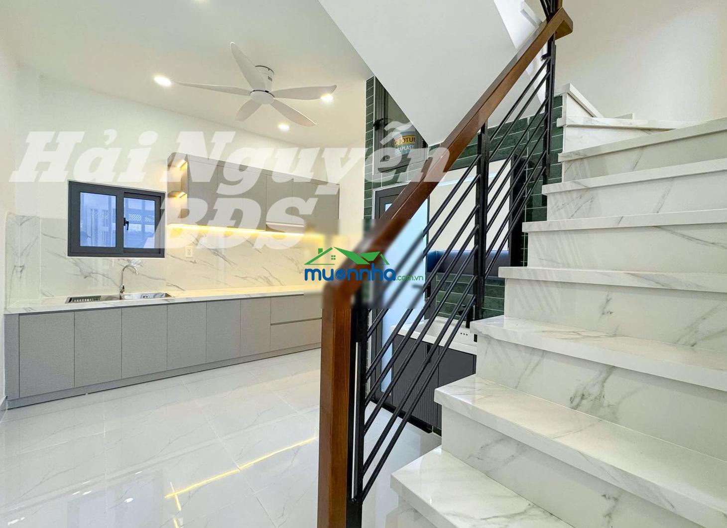 Nhà mới đẹp 1 lầu hẻm 4m trần xuân soạn q7 - cạnh q4