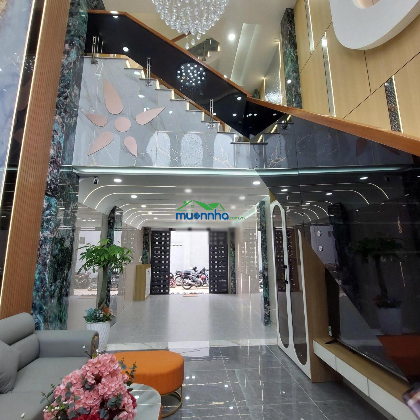 Nhà đẹp, 5 tầng, full thổ cư, full nội thất, 1 xe nhựa ô tô ngay khu tiện ích - 2
