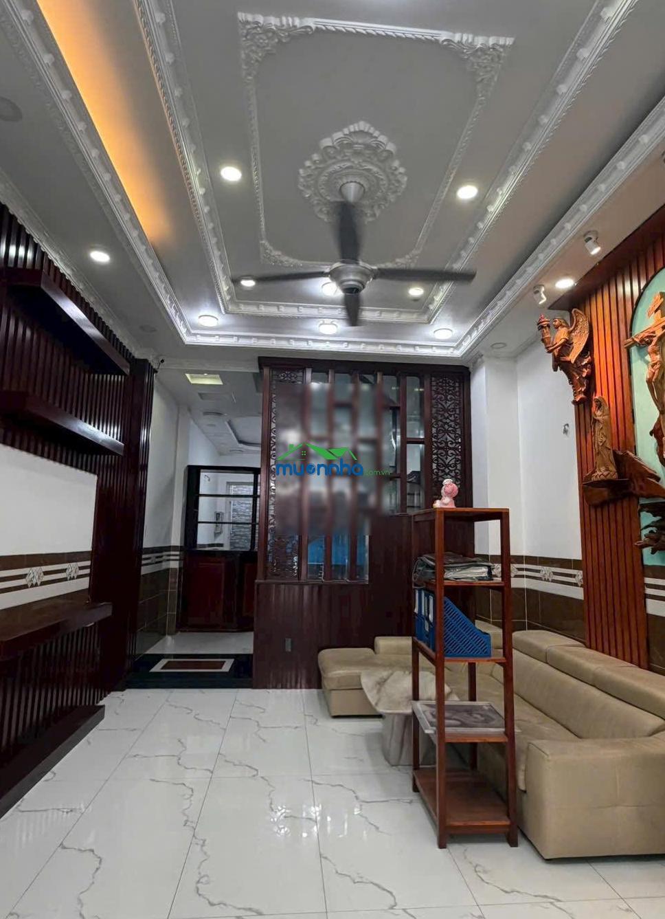 Bán nhà hẻm 67 bờ bao tân thắng dt 4.1x17.5m, 4 tấm, 8.6 tỷ tl - 2