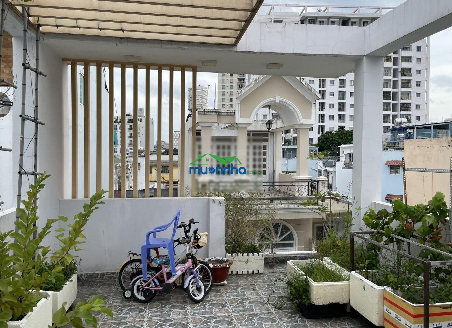 (Ngay bệnh viện gia định) bán nhà bình thạnh hẻm xe hơi nơ trang long, 4 tầng (4x22m) 4pn, 5wc 9.6t