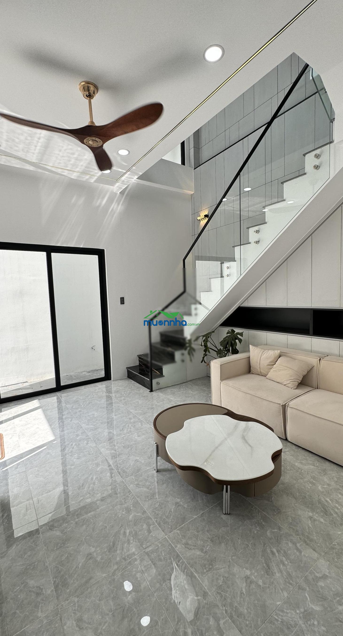 Nhà phố 3 phòng ngủ có phòng dưới trệt ngang 11m sổ hồng riêng gần chợ phước long - 2
