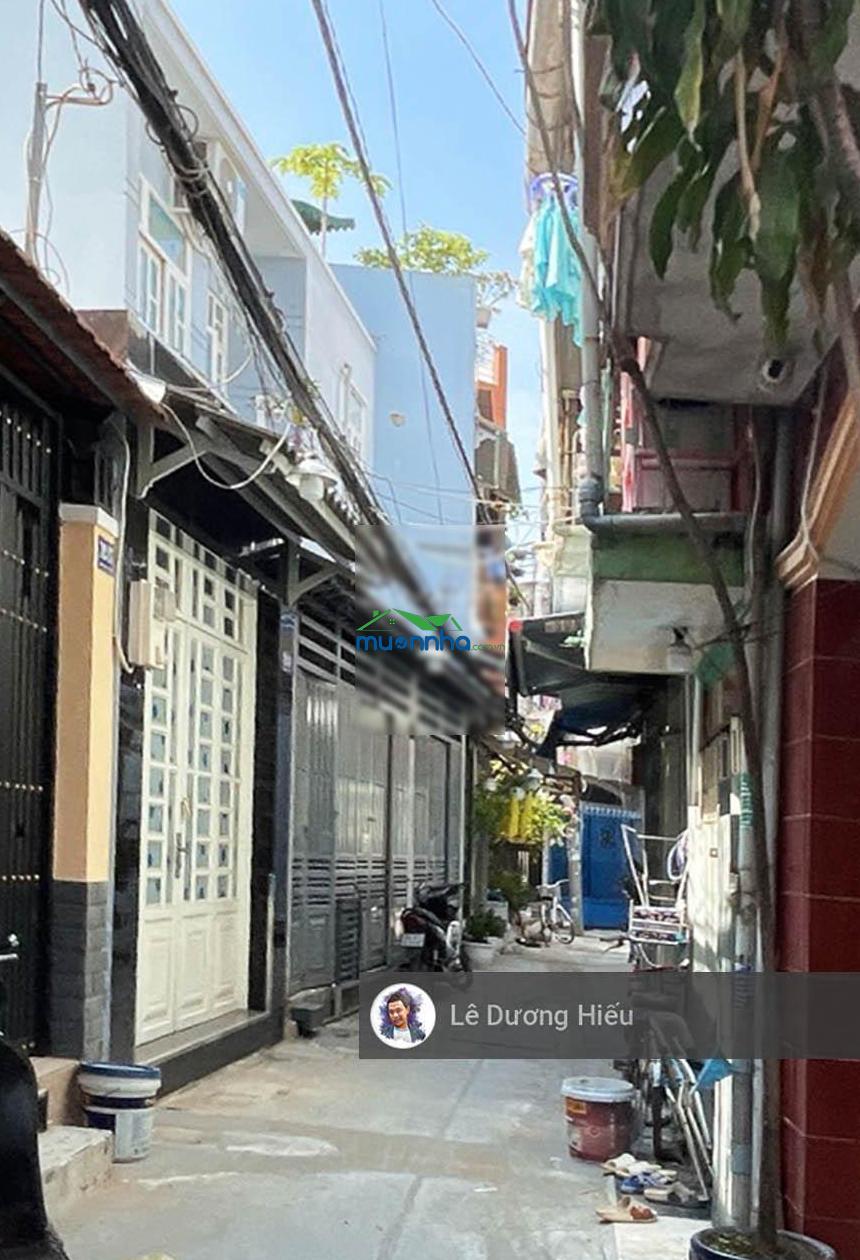Bán nhà 40m2. 4 tầng btct. 4 phòng ngủ. hẻm gần 3m. ngang 3.2m. cách quận 1 chỉ 1.4km