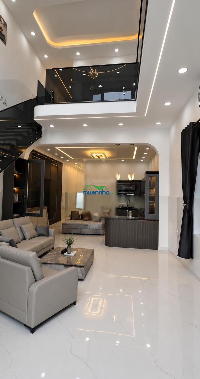 Bán nhà sổ riêng 100m2, ngay chợ bình chánh - 3