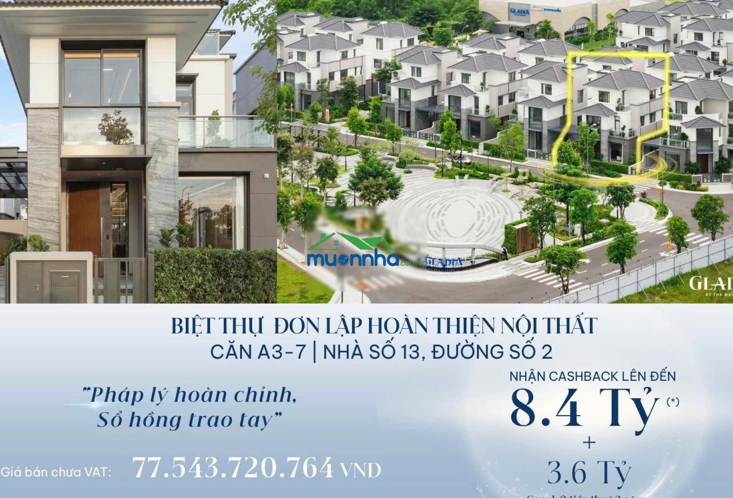 Biệt thự đơn lập | hoàn thiện nội thất sẵn sàng an cư & khai thác - xem nhà ngay hôm nay - 2