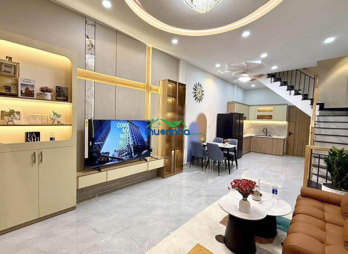Hiếm có - 4 phòng ngủ - hẻm xe hơi 5 mét - 3 tầng lầu sân thượng to-đ. bùi đình tuý - kèm nội thất