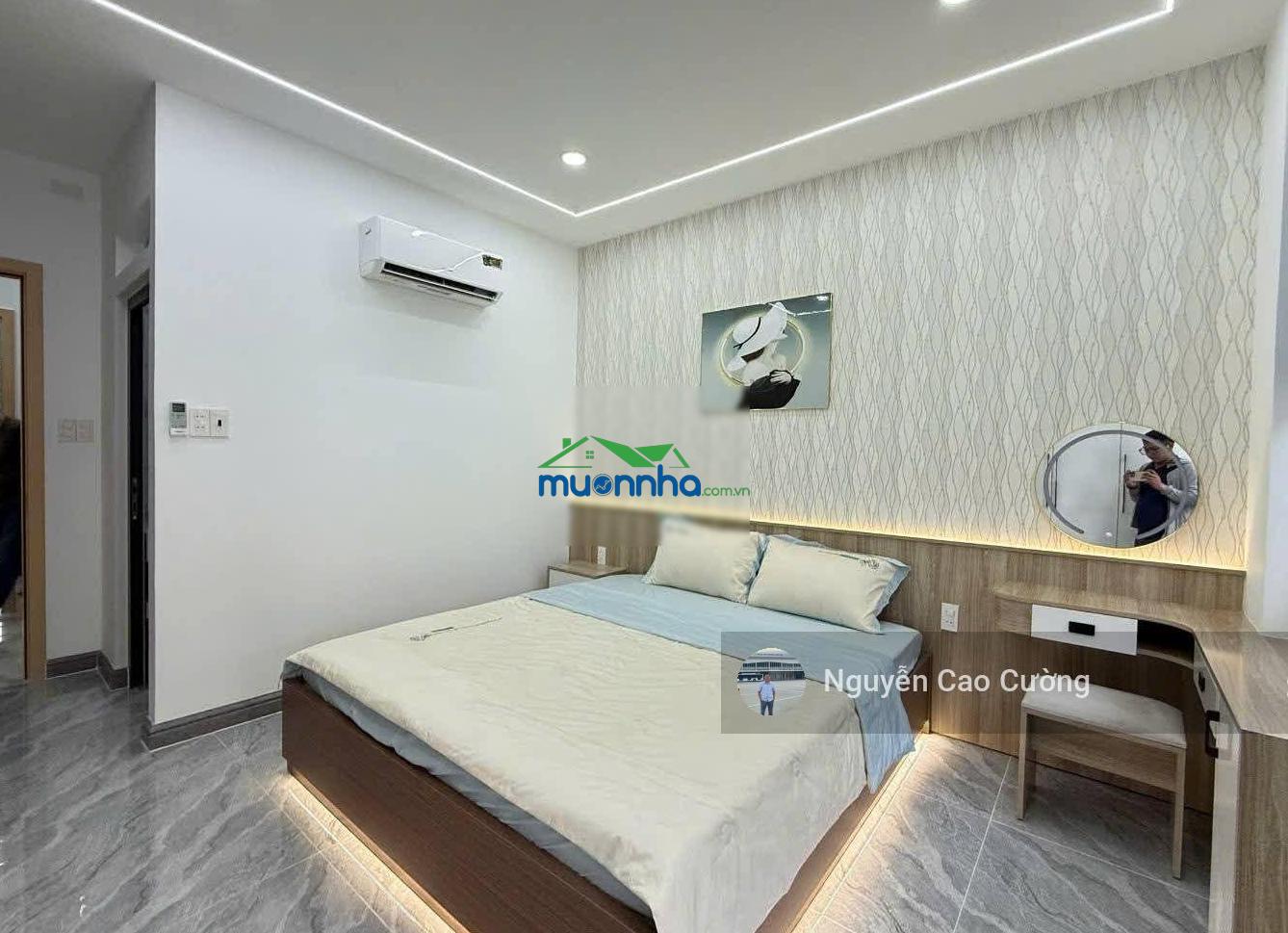 Giảm 500tr, nhà phố 4x14m 1 lửng 3 lầu đường 6m thạnh xuân 25