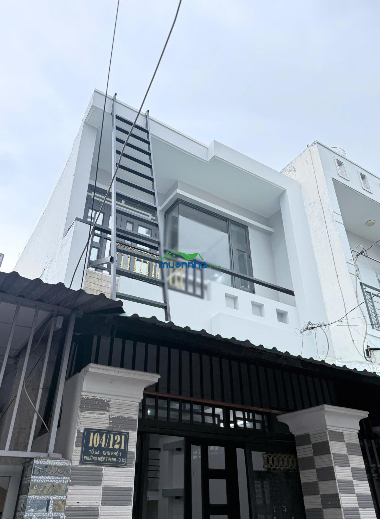 Bán nhà riêng đẹp tại 104/121 tổ 5a, hiệp thành 45, q12, 3,2 tỷ, 40m2