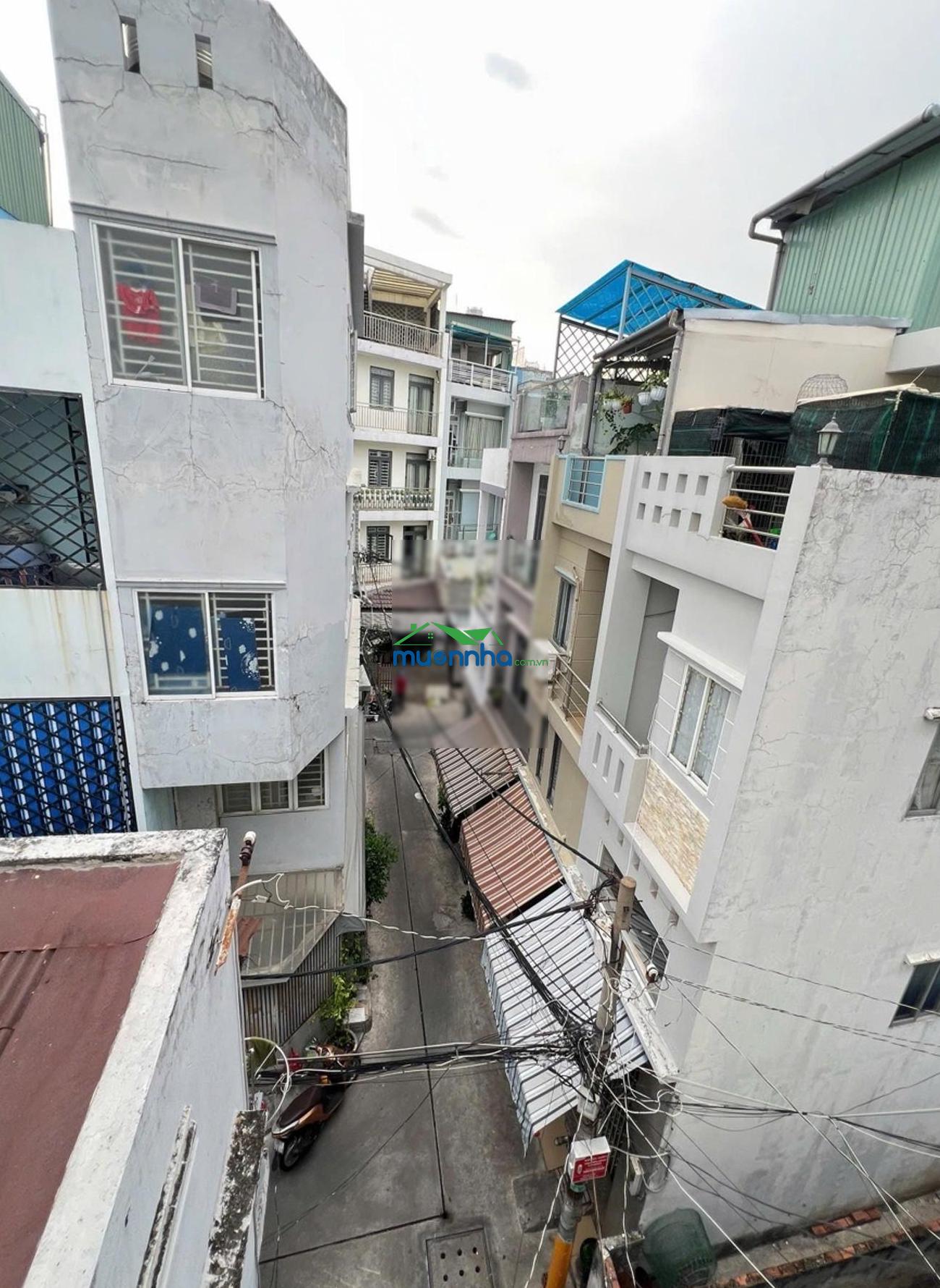 Bán nhà đúc hẻm 5m lê thị bạch cát 24m² 4 tầng - shr hoàn công đủ