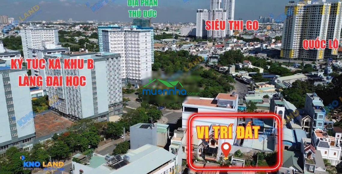 Chính chủ cần bán đất rẻ gần ngay kí túc xá khu b làng đại học quốc gia tphcm