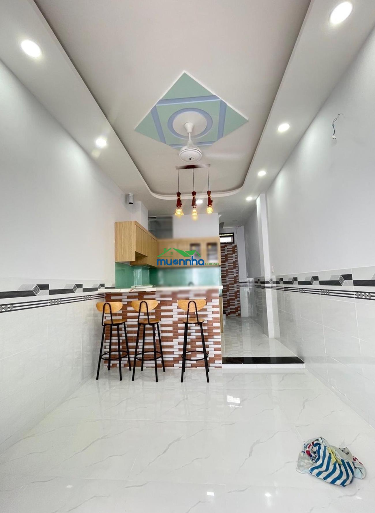 Bán nhà hẻm 3m, 26m2 tại đường 14, 3,25 tỷ, 3 tầng, 2pn, 2wc, thông lê văn quới / nguyễn sơn