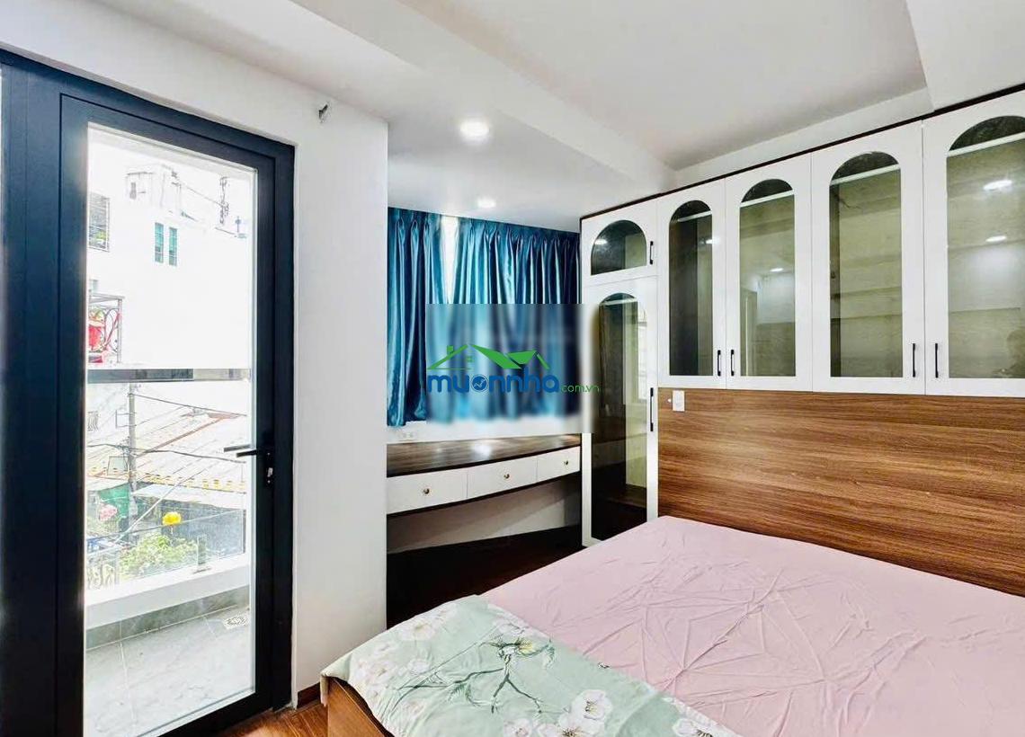 Bán nhà hẻm 6m thông gv sang đặng thùy trâm, trệt 3 lầu st. 4pn, 4wc. - 2