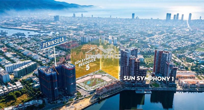 Căn hộ sở hữu lâu dài view sông - cạnh sun symphony 5 giá 60 triệu/m2