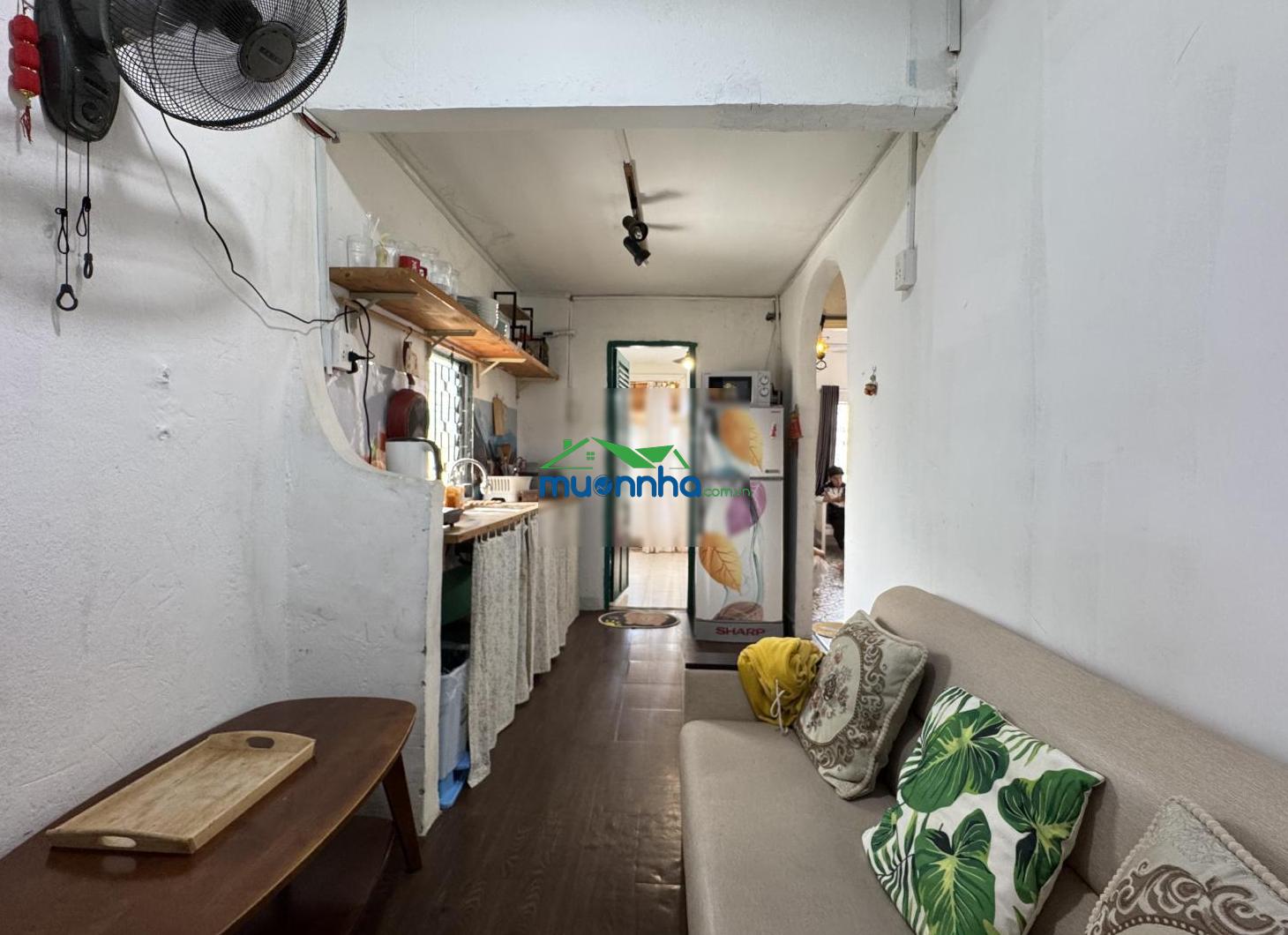 Chung cư cũ 2pn 50m² full nt decor cao cấp vintage,điện nước nhà nước,có thang máy ngay bến thành - 2