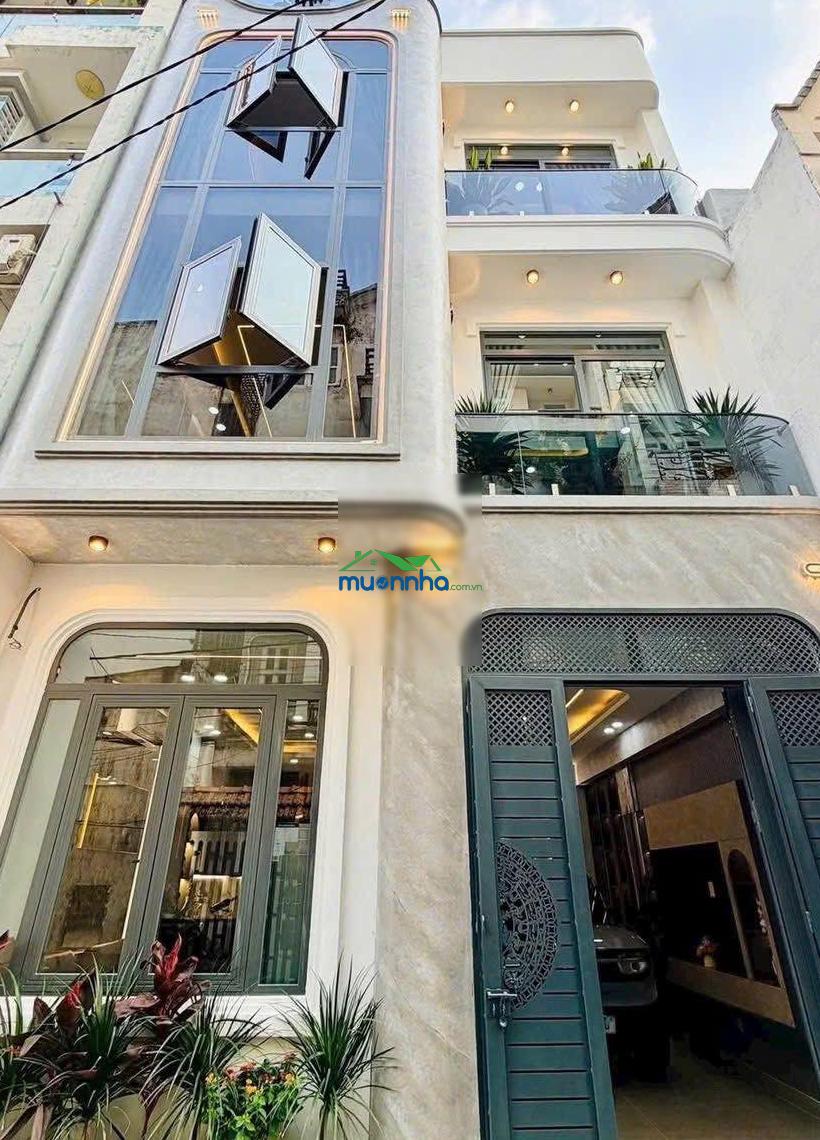 Giảm giá gần 1ty bán gấp villa mini ngang 6x11 trệt 3 lầu 5 phòng ngủ hẻm xe hơi gần siêu thị emart - 2