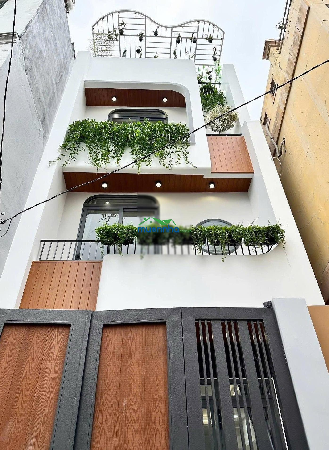 Sang úc định cư! bán nhà 51m2 phan văn trị, bình thạnh giá 3tỷ880.gần cầu băng ky.cho thuê 12tr - 3