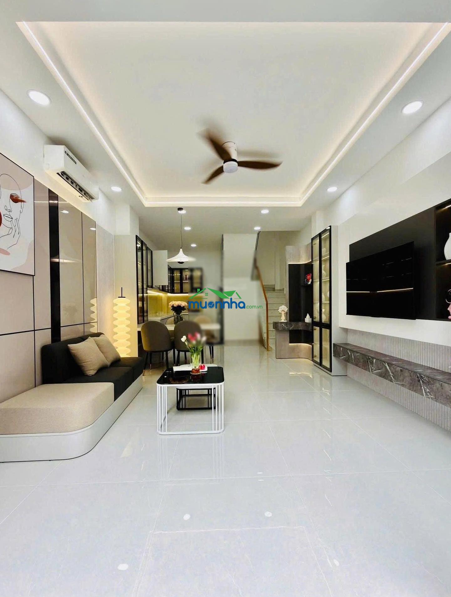 Sang úc định cư! bán nhà 51m2 phan văn trị, bình thạnh giá 3tỷ880.gần cầu băng ky.cho thuê 12tr
