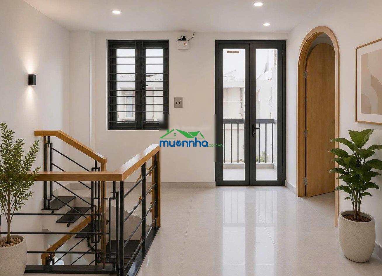 Nhà khu phan xích long, vạn kiếp gần nguyễn gia trí, hàng xanh, 3 tầng, 32m2 4x8m, lô góc, 3pn - 2