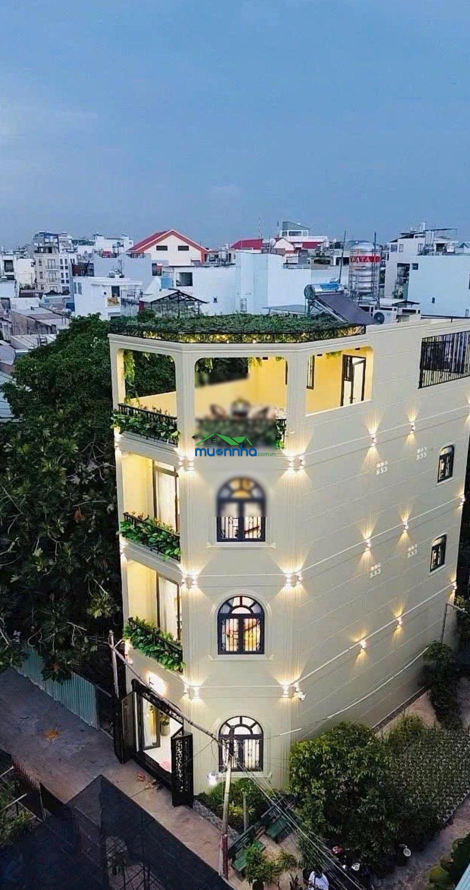 Nhà mới xây ngay mặt tiền phan huy ích 65m² (513) 4 tầng full nội thất hẻm xe hơi tránh nhau