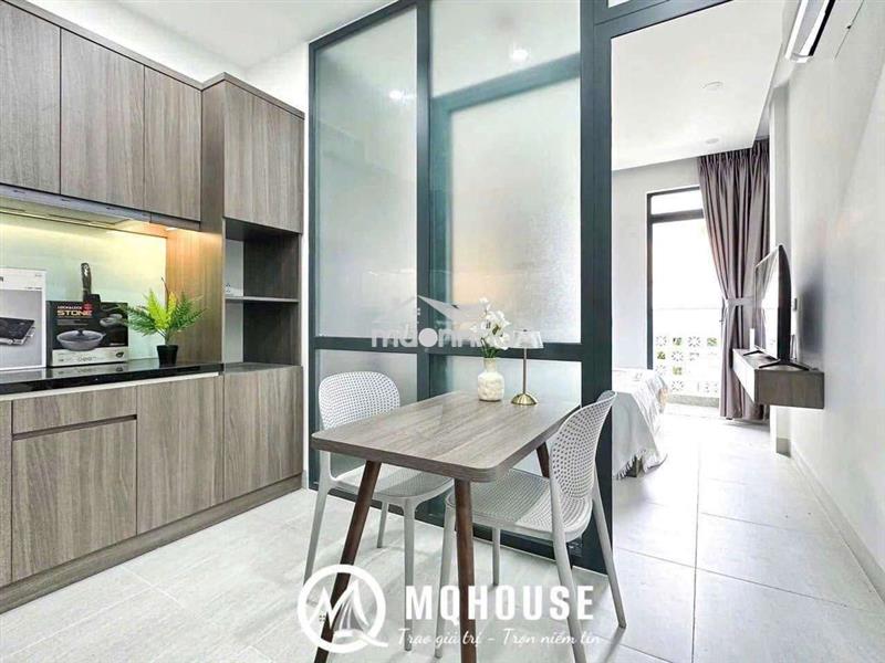1pn tách bếp - bancol siu thoáng. full nội thất + máy giặt riêng, tivi
