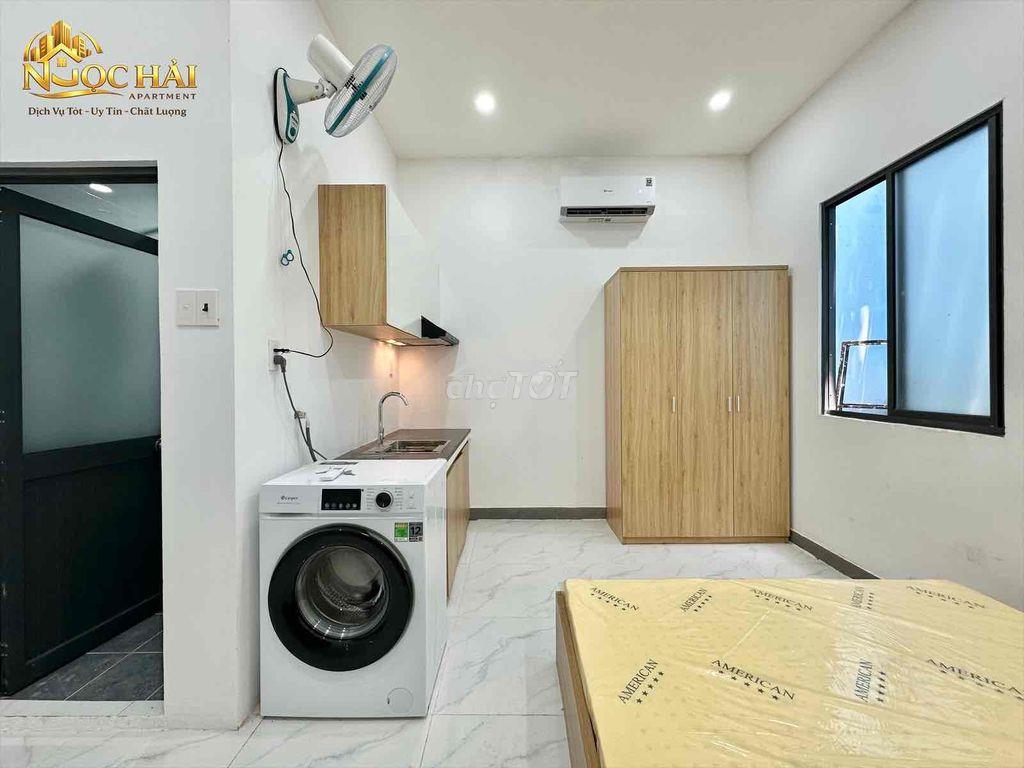 Studio cửa sổ trời full nt-máy giặt riêng ngay cv làng hoa_quang trung - 2