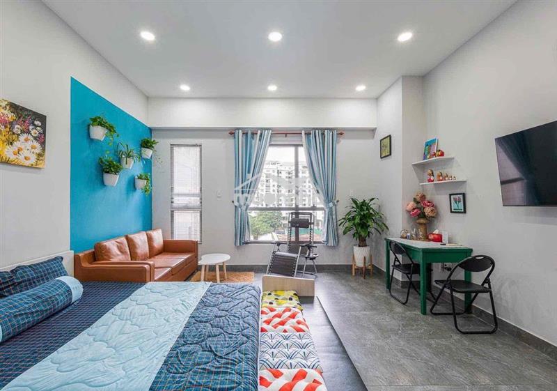 Cho thuê căn hộ chung cư garden gate 1pn 1wc 38m2 sát bên công viên gđ