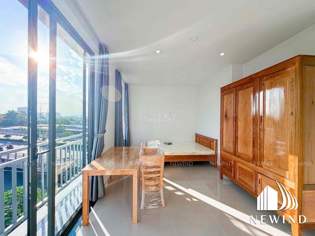 Studio bancon mới xây thoáng mát full nội thất gần lottemart - Ảnh 4