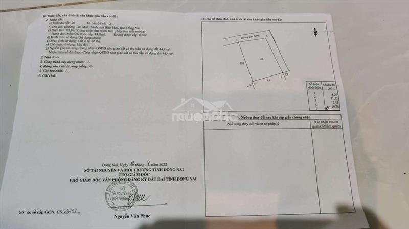 Bán nhà chính chủ shr full thổ cư,ngay trung tâm