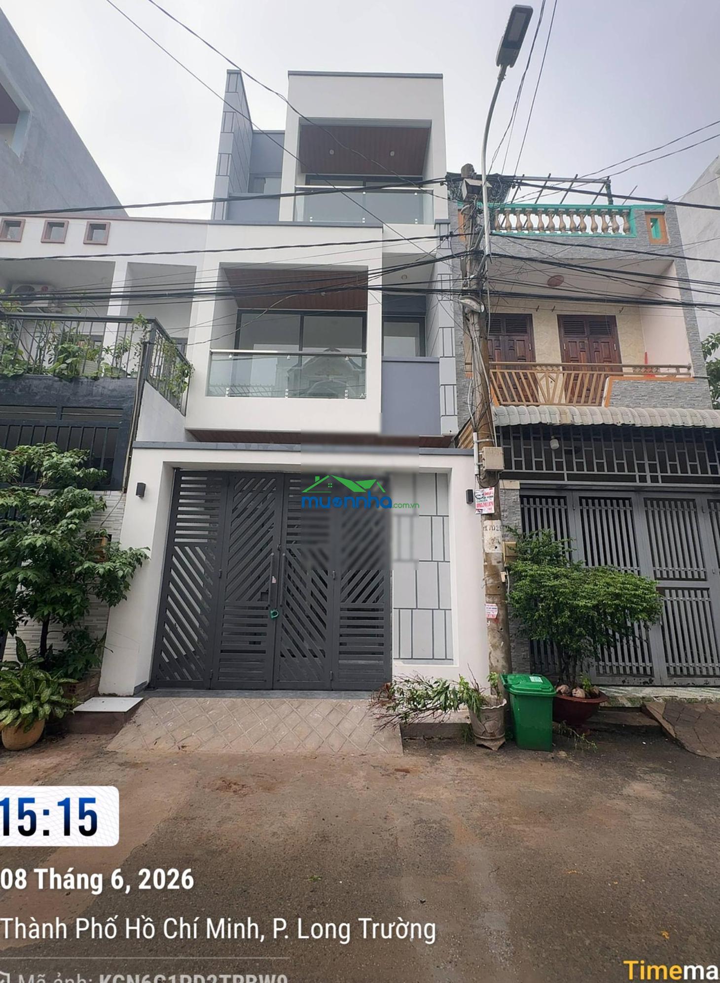 Nhà 3 tầng, 50m2 (4.3x11.7m) kdc trường lưu, long trường q9 (4tỷ750)